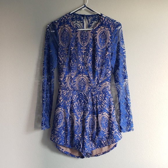 Jetset Diaries Romper with Open Back - Picture 1 of 7